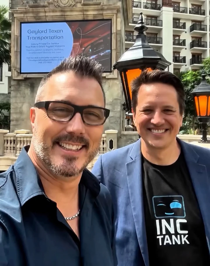 Michael Beck and Chad Horn together